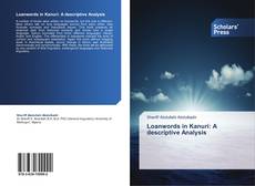 Loanwords in Kanuri: A descriptive Analysis kitap kapağı