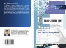 Bookcover of Port Effective Management