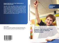 Couverture de Support Services and Their Relationship to School Effectiveness