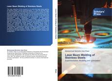 Обложка Laser Beam Welding of Stainless Steels