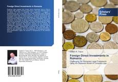 Foreign Direct Investments in Romania kitap kapağı