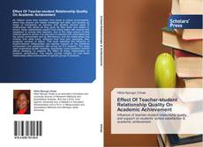 Borítókép a  Effect Of Teacher-student Relationship Quality On Academic Achievement - hoz