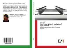 Buchcover von Non linear seismic analysis of steel frames