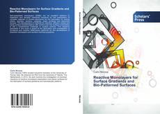 Portada del libro de Reactive Monolayers for Surface Gradients and   Bio-Patterned Surfaces