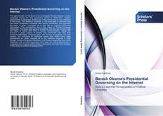 Buchcover von Barack Obama's Presidential Governing on the Internet