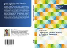 Capa do livro de Context and Decision-making in Employee Assistance Programs 