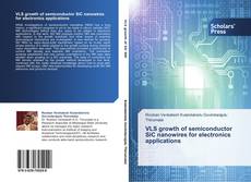 Portada del libro de VLS growth of semiconductor SiC nanowires for electronics applications