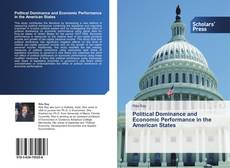 Buchcover von Political Dominance and Economic Performance in the American States