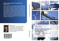 Couverture de Modern Technologies in Energy Efficiency Improvement
