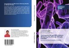 Capa do livro de Conventional and Microwave Sintering Studies on NiCuZn Ferrites 