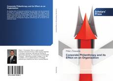 Buchcover von Corporate Philanthropy and its Effect on an Organization