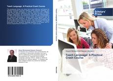 Capa do livro de Teach Language: A Practical Crash Course 