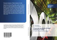 Buchcover von Financial Analysis of Steel Industry in India