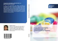 Capa do livro de Long term nevirapine administration on gastrointestinal function 