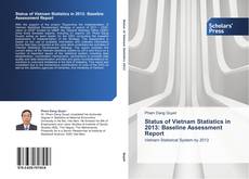 Portada del libro de Status of Vietnam Statistics in 2013: Baseline Assessment Report