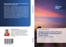 Couverture de Empowerment of Rural Women an Evaluation of Development Programmes