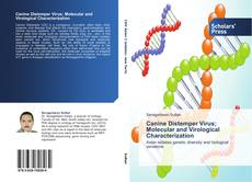 Capa do livro de Canine Distemper Virus; Molecular and Virological Characterization 