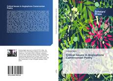 Bookcover of Critical Issues in Anglophone Cameroonian Poetry