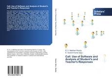 Capa do livro de Call: Use of Software and Analysis of Student's and Teacher's Responses 