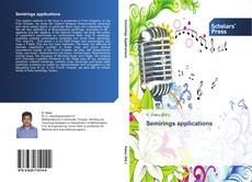 Buchcover von Semirings applications