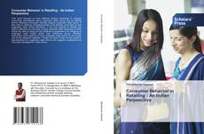 Consumer Behavior in Retailing : An Indian Perpesctive kitap kapağı