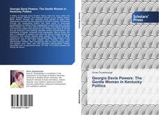 Georgia Davis Powers: The Gentle Woman in Kentucky Politics kitap kapağı
