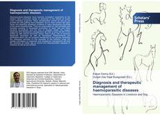 Buchcover von Diagnosis and therapeutic management of haemoparasitic diseases