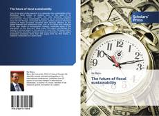 The future of fiscal sustainability kitap kapağı