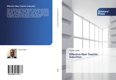 Effective New Teacher Induction kitap kapağı