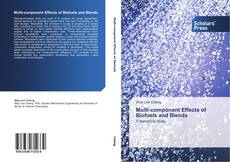 Buchcover von Multi-component Effects of Biofuels and Blends