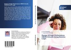 Buchcover von Design Of High Performance CMOS Circuits Using Domino Logic