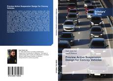 Preview Active Suspension Design for Convoy Vehicles kitap kapağı