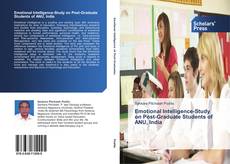 Bookcover of Emotional Intelligence-Study on Post-Graduate Students of ANU, India