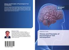 Bookcover of Theory and Principles of Psychological Test Development