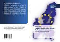 Capa do livro de The European Union Budget Reform 