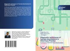 Capa do livro de Diagnostic techniques of hemato-biochemical in Veterinary Practice 