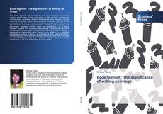 Bookcover of Ecce Signum: The significance of writing as image