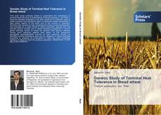Portada del libro de Genetic Study of Terminal Heat Tolerance in Bread wheat
