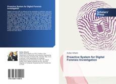 Couverture de Proactive System for Digital Forensic Investigation
