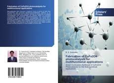 Buchcover von Fabrication of CuFe2O4 photocatalysts for multifunctional applications