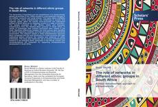 Portada del libro de The role of networks in different ethnic groups in South Africa