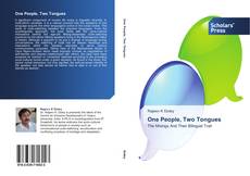 Capa do livro de One People, Two Tongues 