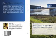 Buchcover von Economic household model on land distribution in Zimbabwe