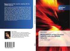 Capa do livro de Measurement of the neutrino velocity with the OPERA detector 