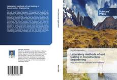 Buchcover von Laboratory methods of soil testing in Construction Engineering