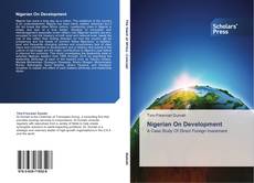 Capa do livro de Nigerian On Development 