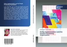 Capa do livro de Policy Implementation and the People Processing Organization 