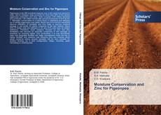 Buchcover von Moisture Conservation and Zinc for Pigeonpea