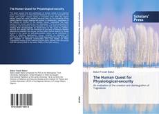 Buchcover von The Human Quest for Physiological-security