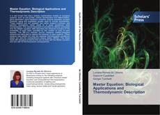 Couverture de Master Equation: Biological Applications and Thermodynamic Description